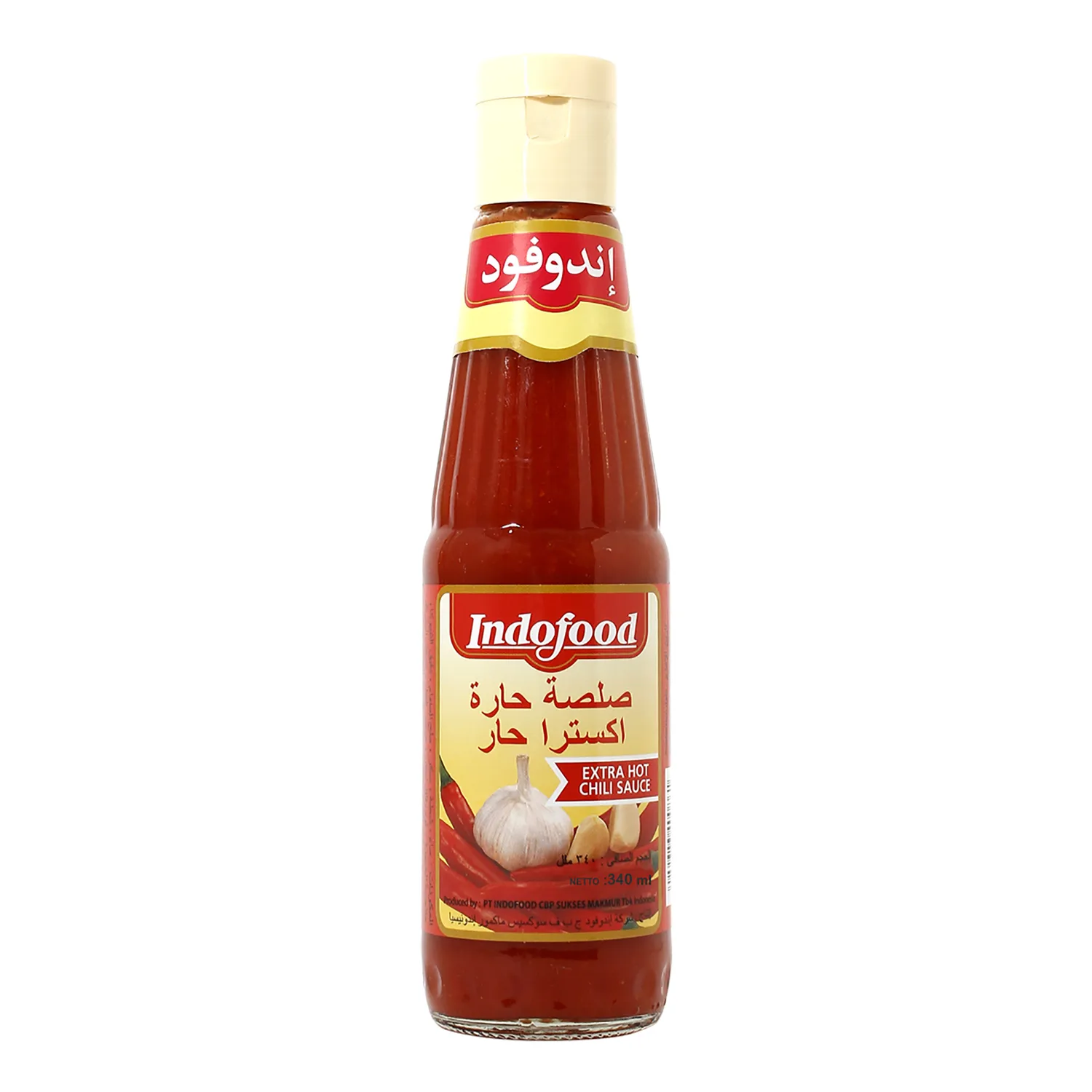 Indofood Hot & Sweet Chili Sauce, 140ML