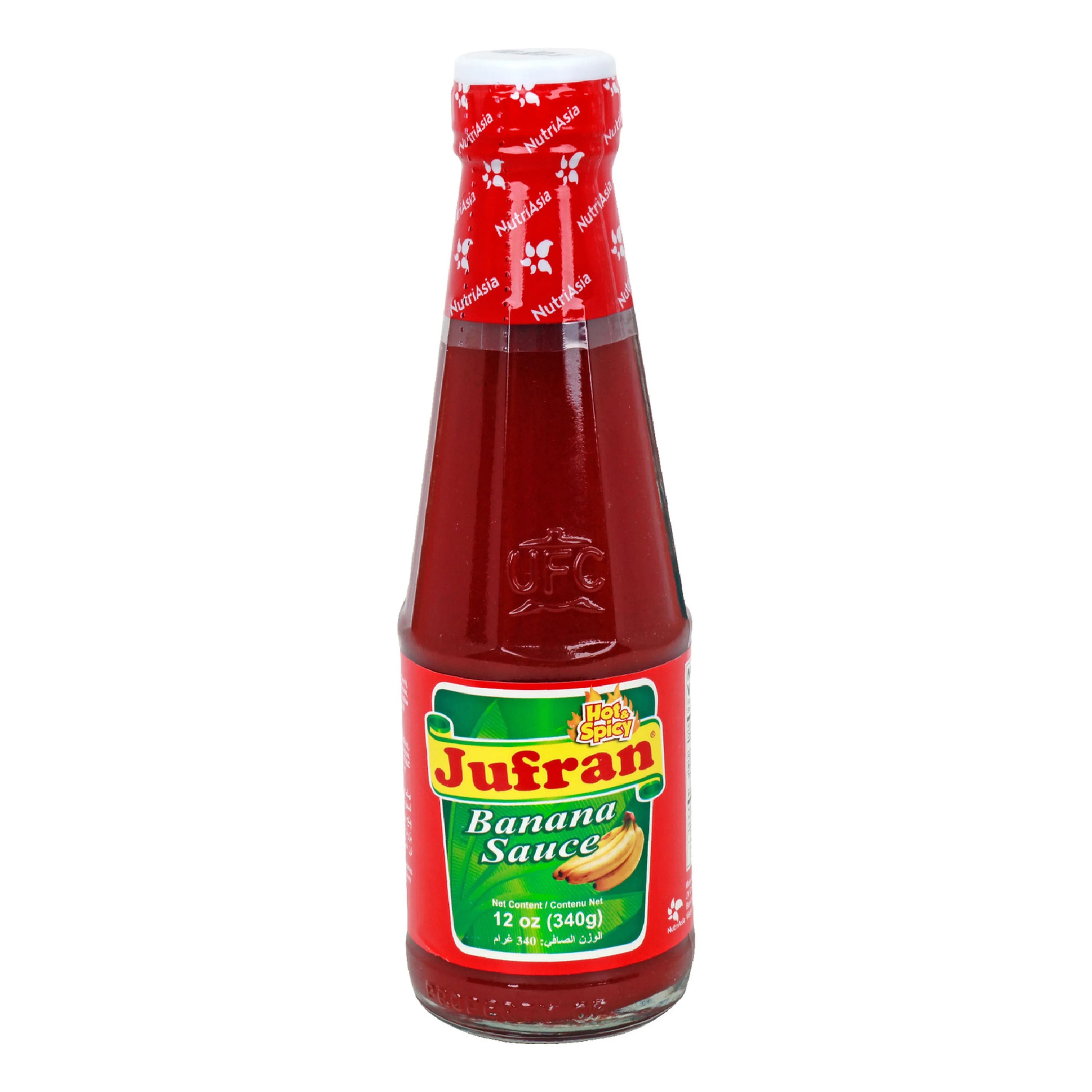 Jufran Hot & Spicy Banana Sauce, 340g