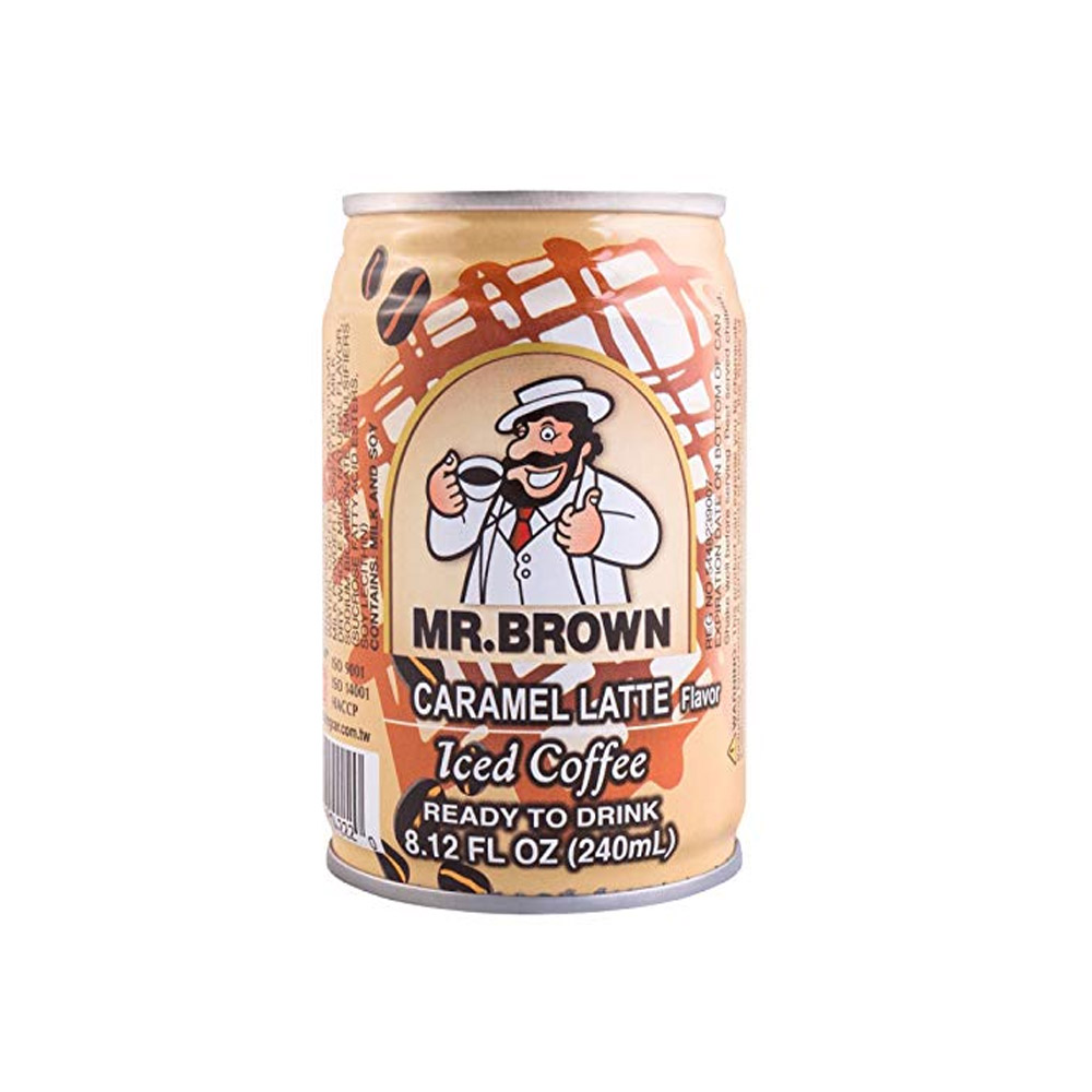 Mr.brown Caramel Latte Flavor Iced Coffee Drink, 240ML