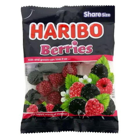Haribo Berries Fruit Flavour Jelly Candy, 65gm