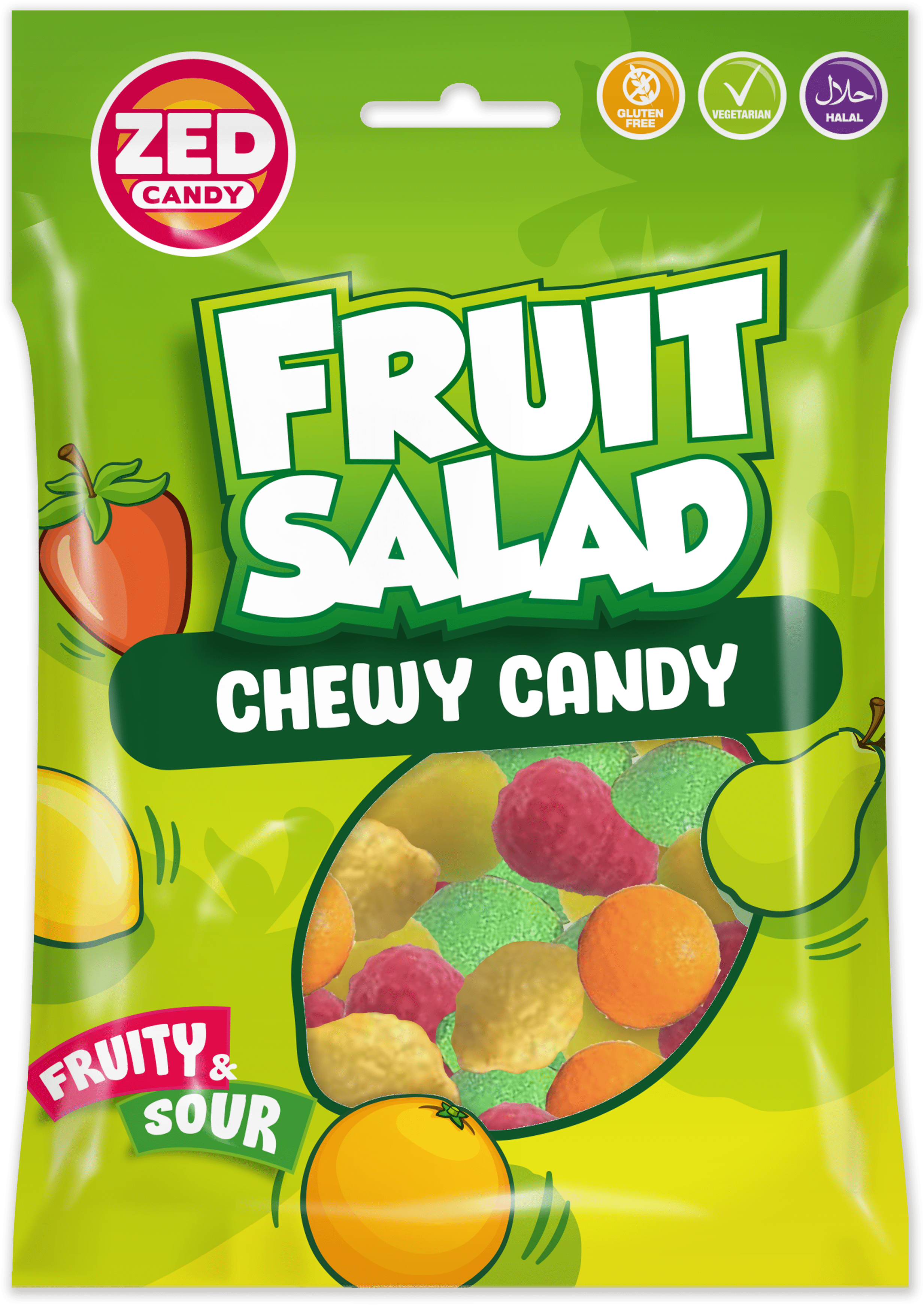 Zed Fruit Salad Chewy Candy 106gm