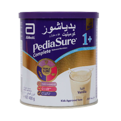 Abbott Pediasure Peptigro System Complementary Balanced Nutrition Vanilla Milk Powder Stage 1+ 1-3 Years, 400g