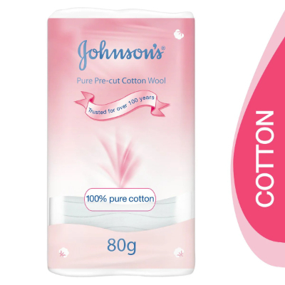 Johnson's Wool Baby Cotton, 80g