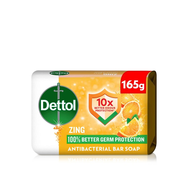 Dettol Fresh Citrus & Orange Blossom Antibacterial SOAP Bar, 165gm