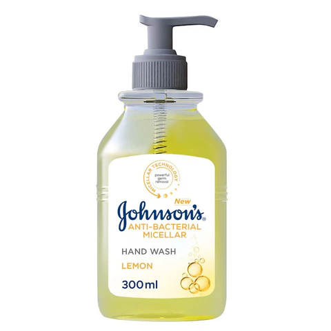 Johnson's Anti-bacterial Lemon Micellar Hand Wash, 300ML