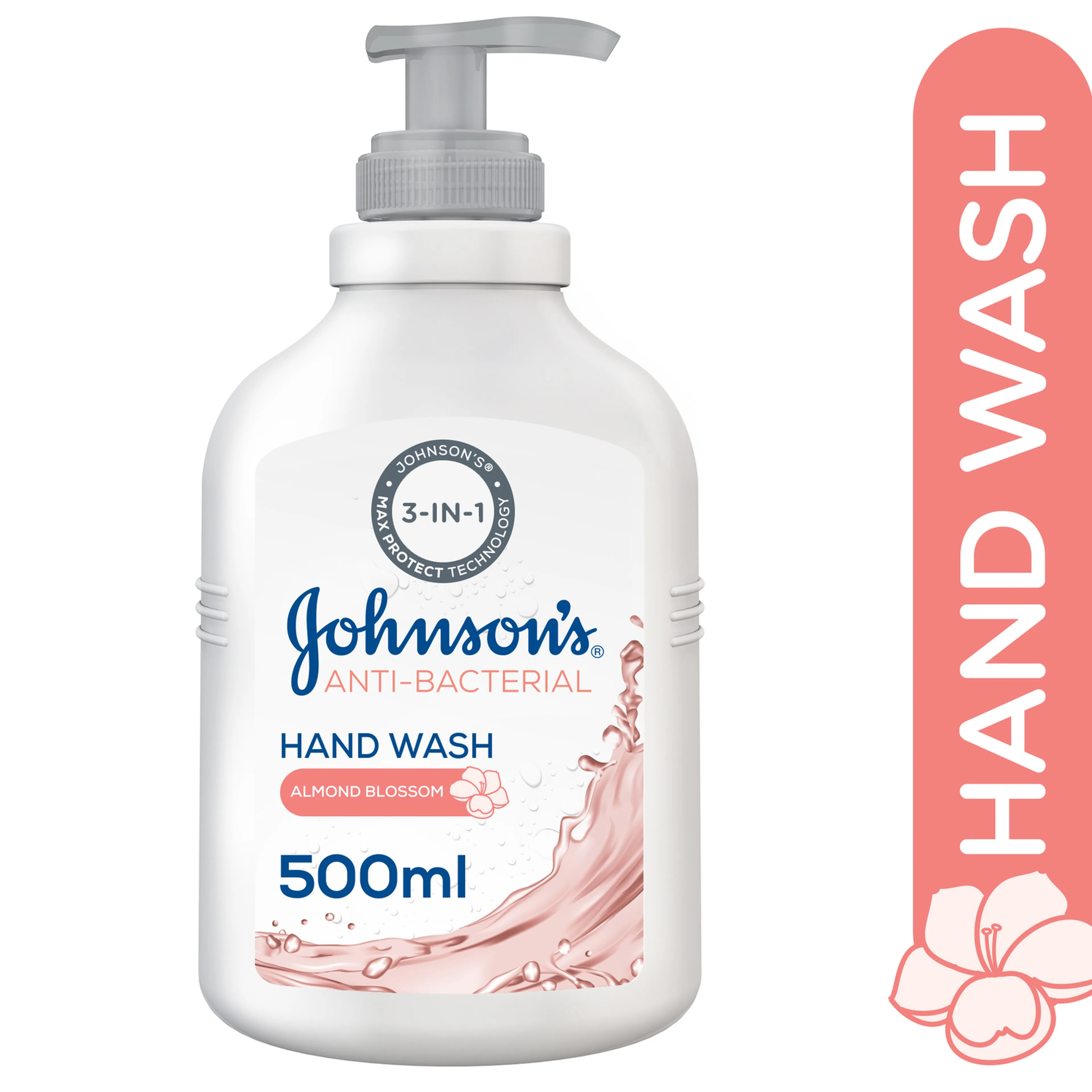 Johnson's Antibac Almond Blossom Handwash 500ML