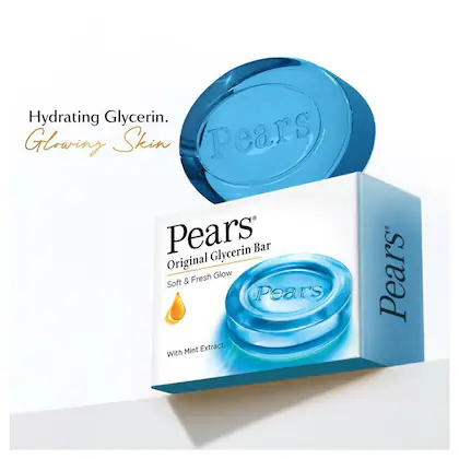 Pears Glycerine SOAP Soft Fresh Blue 125 Gm