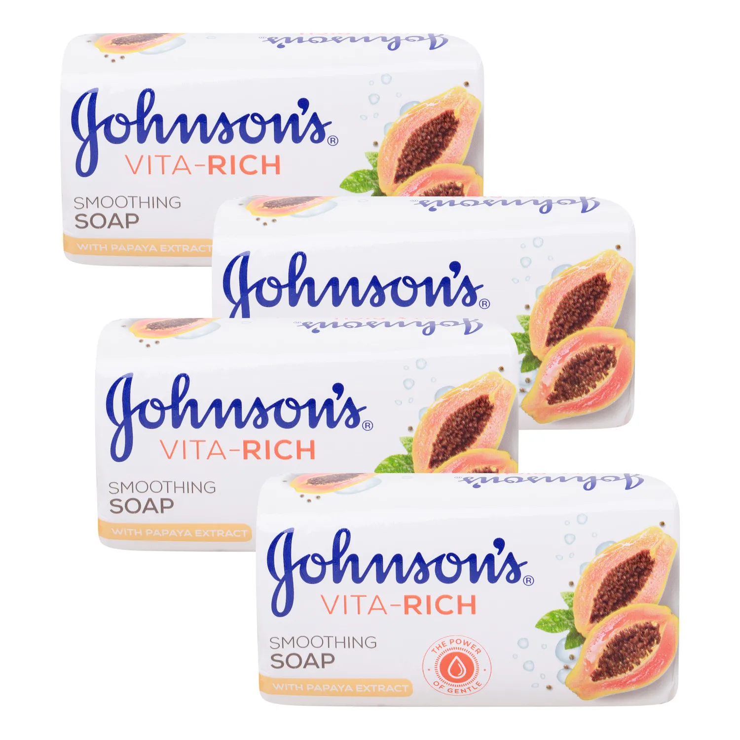 Johnson's Vita Rich SOAP Smoothing Papaya 4x175gr '@special Price