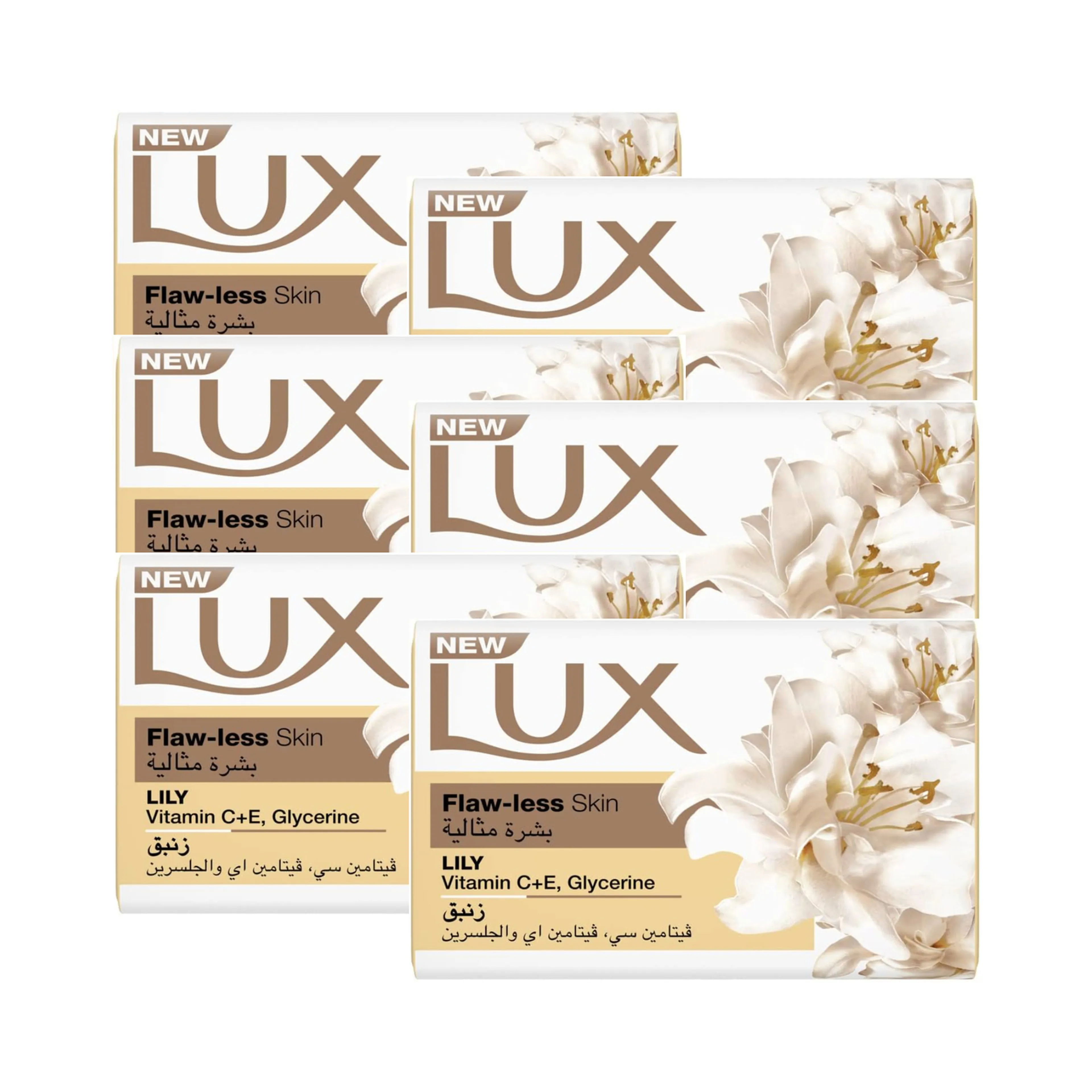 Special Pack Lux Flawless Skin Lily, 75g, 6 Pieces