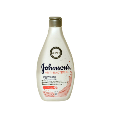 Johnson's Anti-bacterial Almond Blossom Body Wash, 400ML