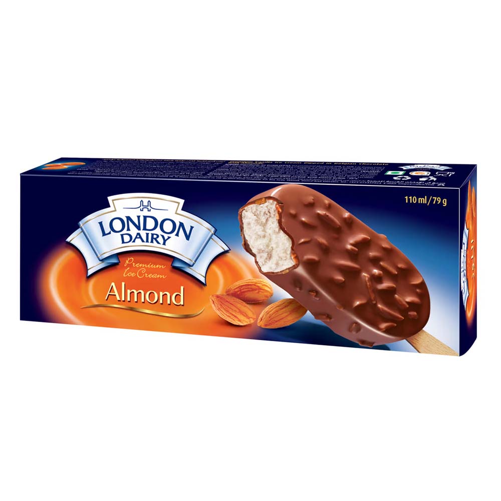London Dairy Almond ICE Cream Stick, 100ML