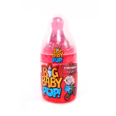 Bazooka Big Baby Strawberry & Blackcurrant 32 Gm