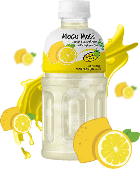 Mogu Mogu Lemon Juice With Nata De Coco, 320ML