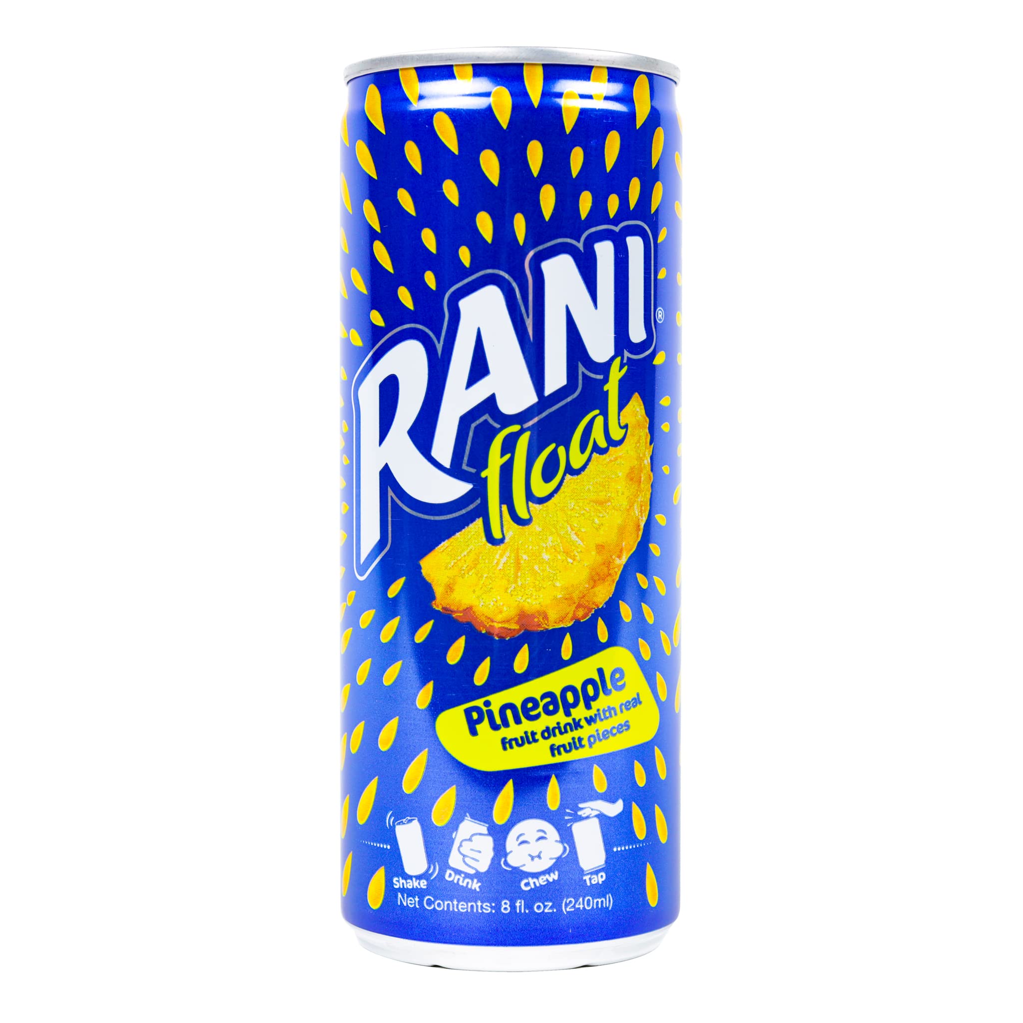 Rani Pineapple Juice With Float, 240ML