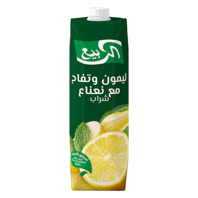 Al Rabie Lemon & Apple With Mint Drink, 1l
