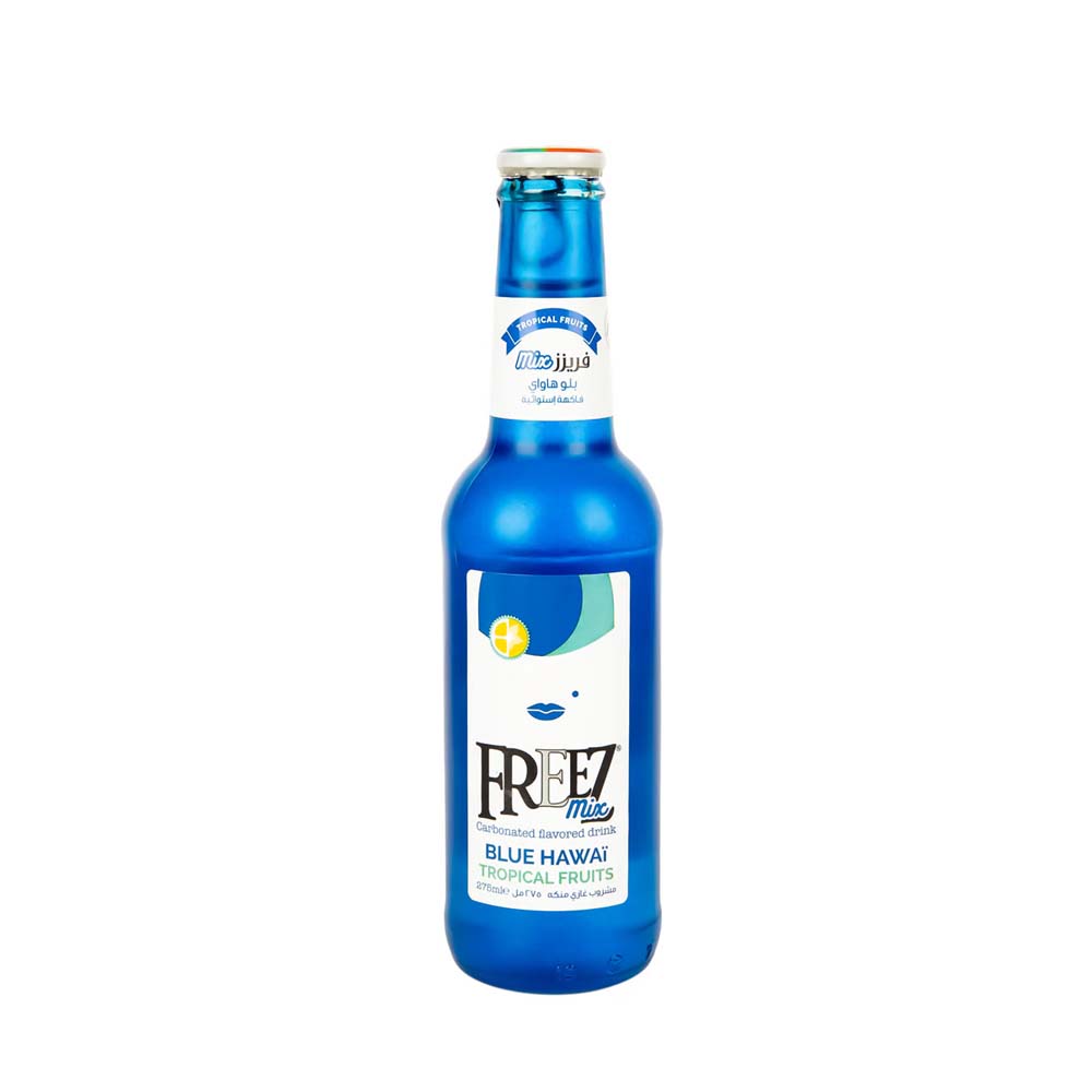 Freez Blue Hawaii Tropical Fruits Flavored Carbonated Drink, 275ML