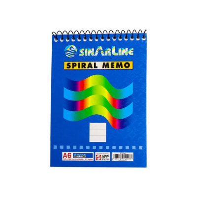 Sinair LINE Spiral Memo A6