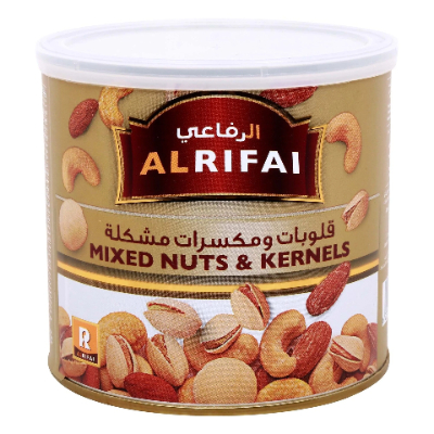 Alrifai Mixed Nuts & Kernels in Tin, 250gm