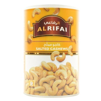 Alrifai Salted Cashews in Tin, 275gm
