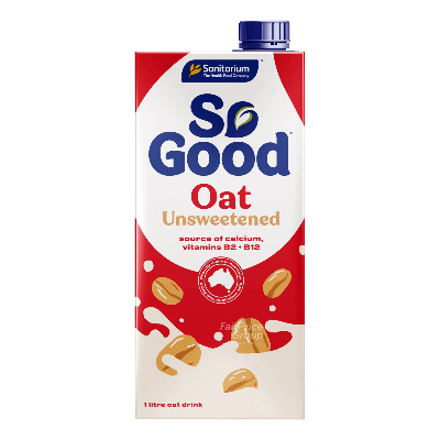 Sanitarium So Good Milk Uht Oat Unsweetend 1l