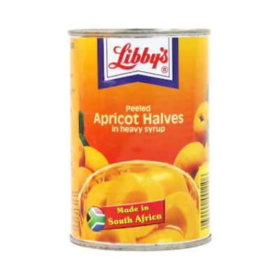 Libby's Peeled Apricot Halves in Heavy Syrup 420 Gm