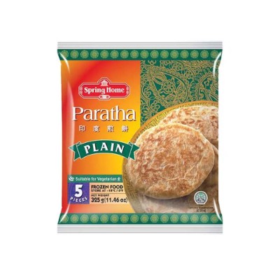 Spring Home Frozen Plain Paratha, 5 Pieces, 325gm
