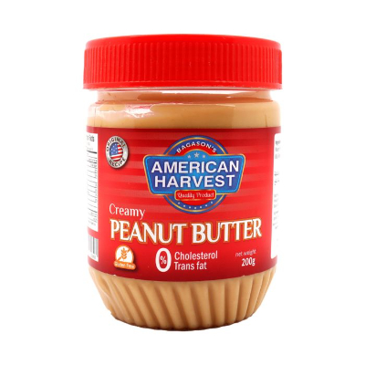 American Harvest Creamy Peanut Butter, 200gm