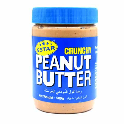 5star Crunchy Peanut Butter, 500g