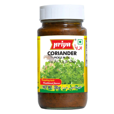 Priya Coriander Pickle in Oil, 300gm