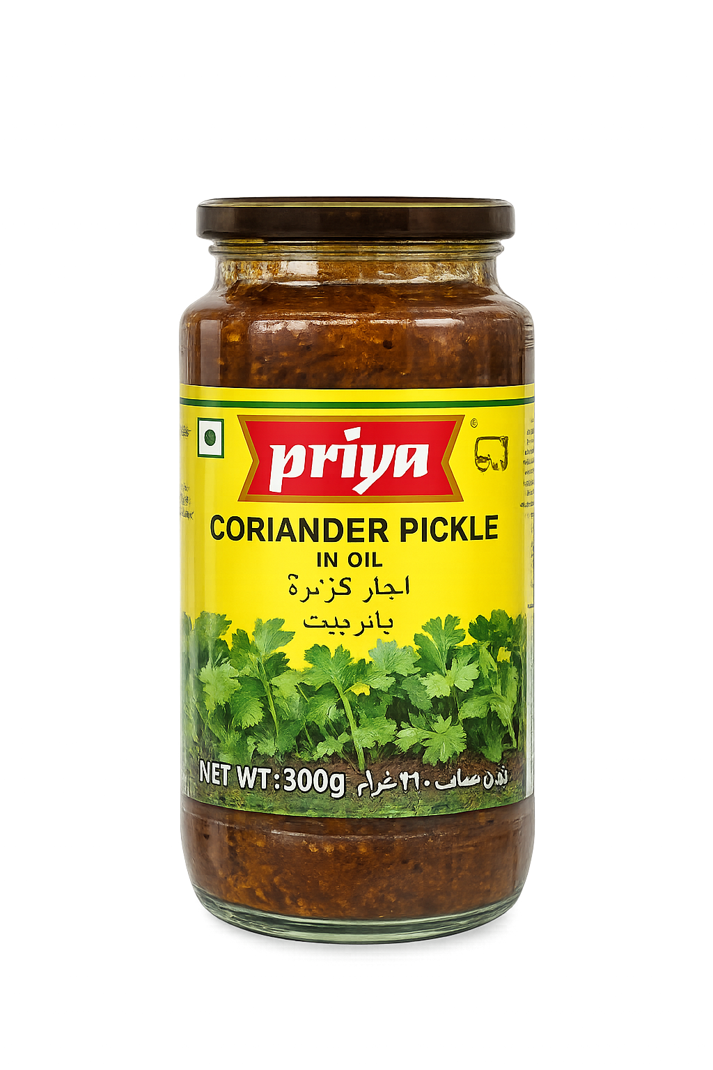 Priya Coriander Pickle in Oil, 300gm