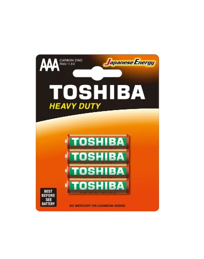 Toshiba Heavy Duty Aaa 4 Batteries