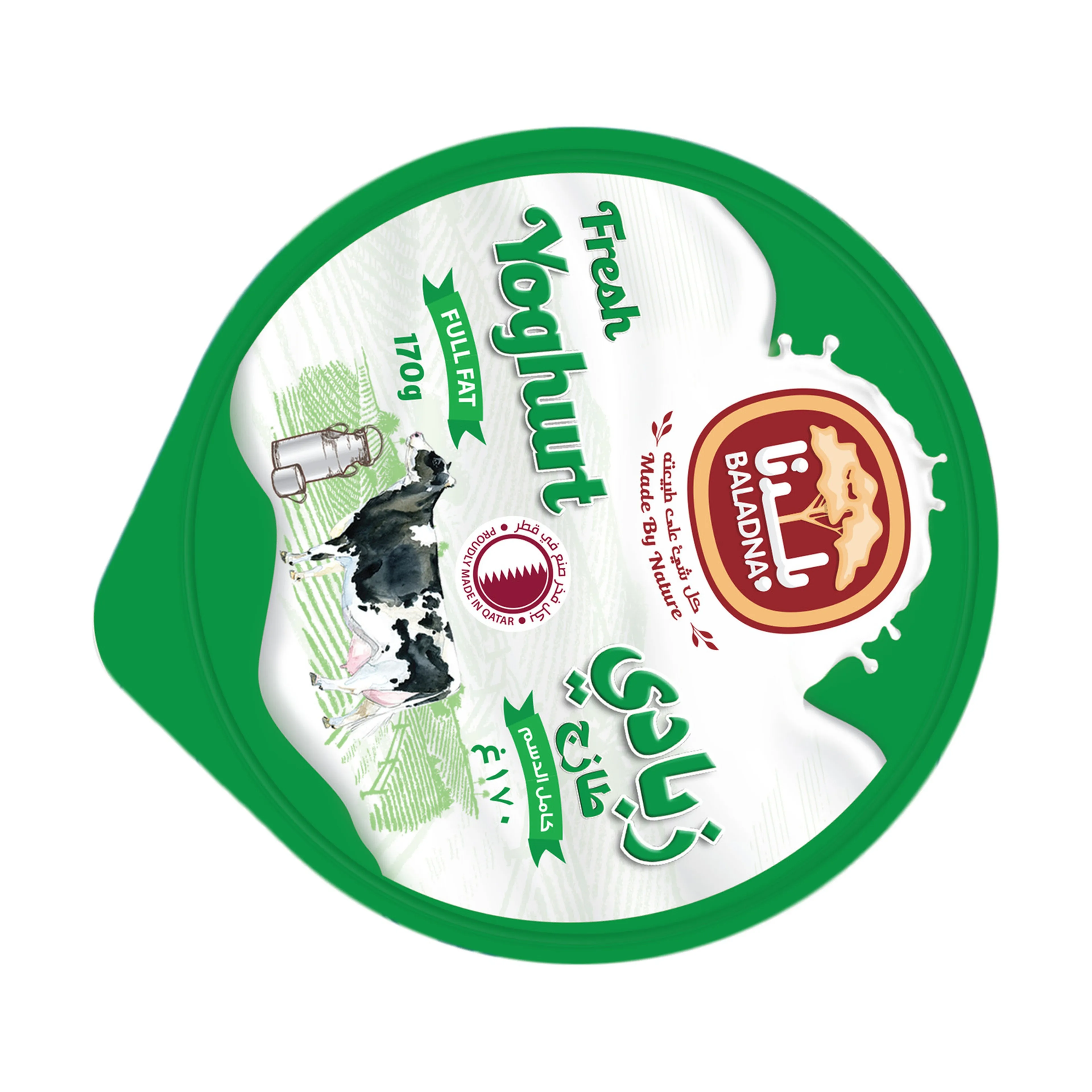Baladna Full Fat Fresh Yoghurt, 170gm
