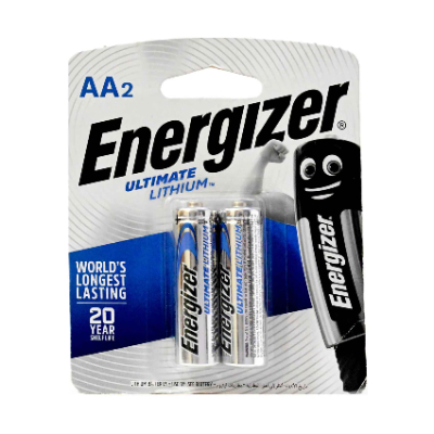 Energizer Lithium Battery 2 Pieces