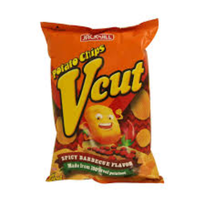 Jack N Jill V Cut Spicy Barbecue Potato Chips, 60g