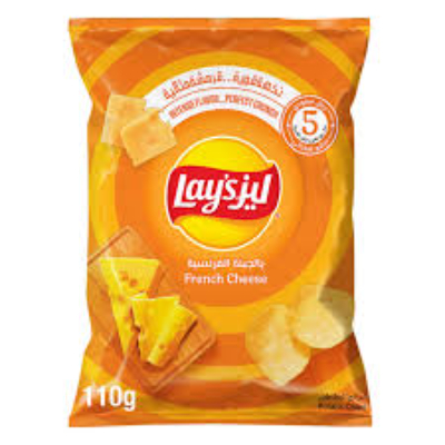 Lay's French Cheese Potato Chips, 110gm