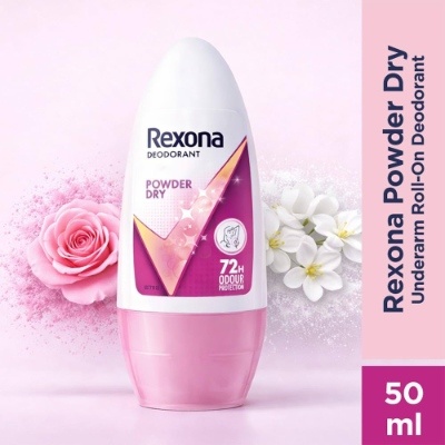 Rexona Powder Dry Antiperspirant Roll-on for Women, 50ML