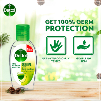 Dettol Original Hand Sanitizer, 50ML