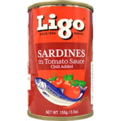 Ligo Sardines Tomato Chilli Easyopen 155 Gm