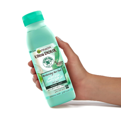 Garnier Ultra Doux Moisturising Aloe Vera Hair Food Shampoo for Normal Hair, 350ML