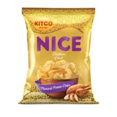 NICE CHICKEN NATURAL POTATO CHIPS 80G