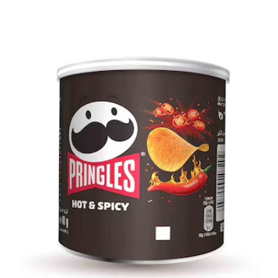 PRINGLES HOT & SPICY CHIPS CAN, 40G