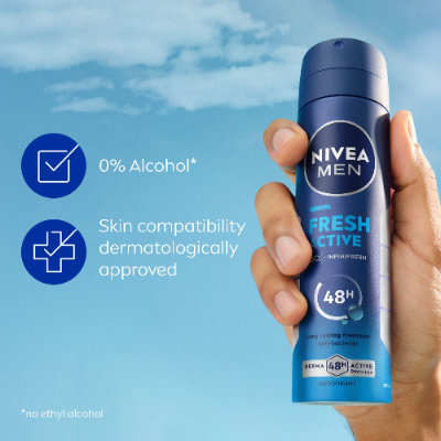 Nivea Men Fresh Active Anti-perspirant Deodorant Spray 150ML