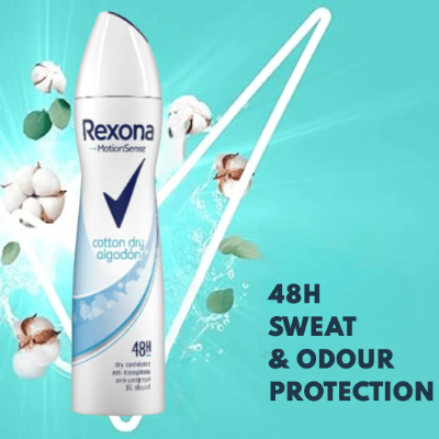 Rexona Cotton Dry Deodorant for Women, 150ML