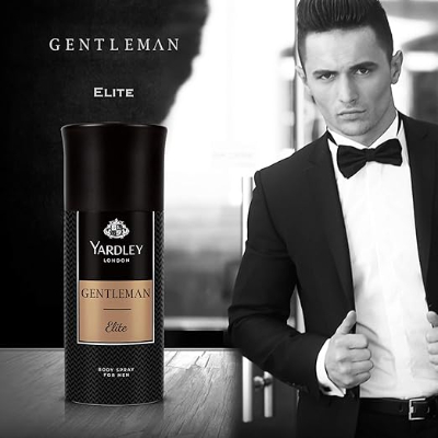 Yardley Body Spray Gentleman Elite for Men, 150ML