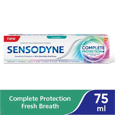 Sensodyne Complete Protection+ Fresh Breath Toothpaste 75 ML