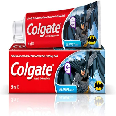 Colgate Batman Fluoride Kids Toothpaste, 6+ Years, 50ML