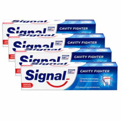 Signal Cavity Fighter Toothpaste 4 X 75 ML