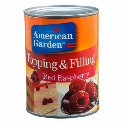 American Garden Red Raspberry Topping & Filling, 595gm
