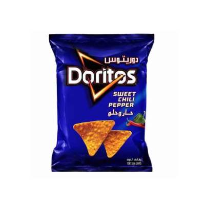 Doritos sweet chili pepper tortilla chips, 105gm