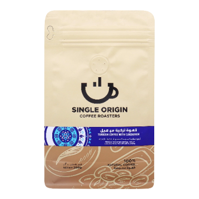 single origin coffee roasters turkish coffee with cardamon 200gm